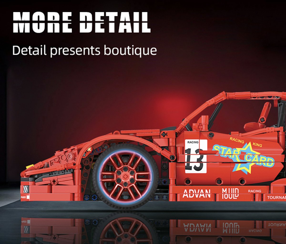 Mould King 13095 - Ferrari F40