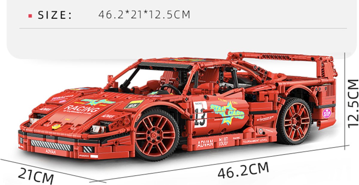 Mould King 13095 - Ferrari F40