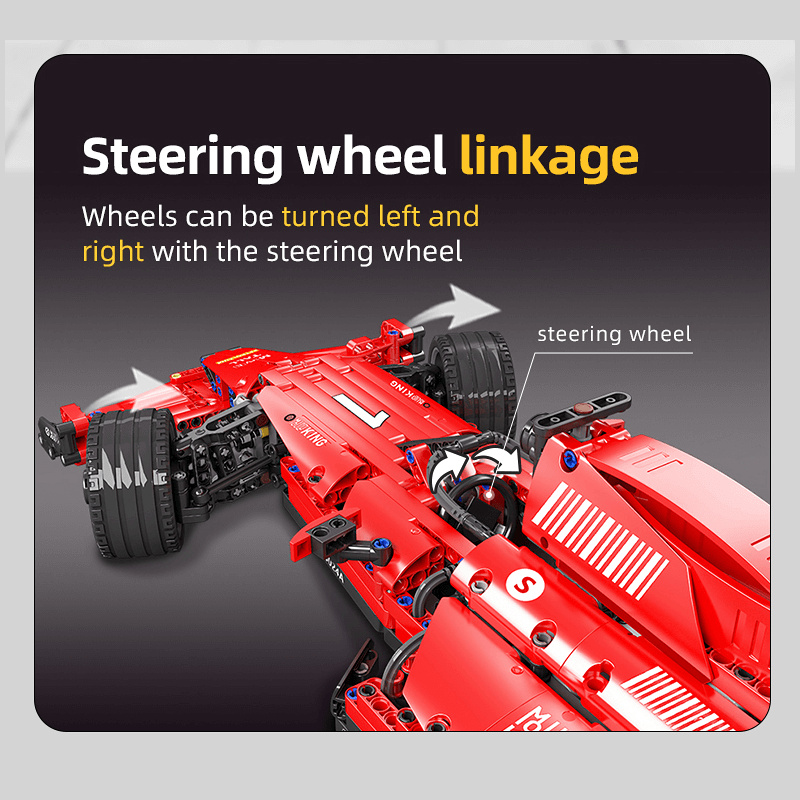 Mould King 18024A Formula 1 Rood