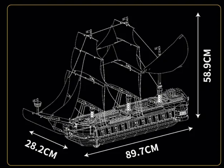 Mouldking 13192 - Piratenschip Imperial Star Destroyer