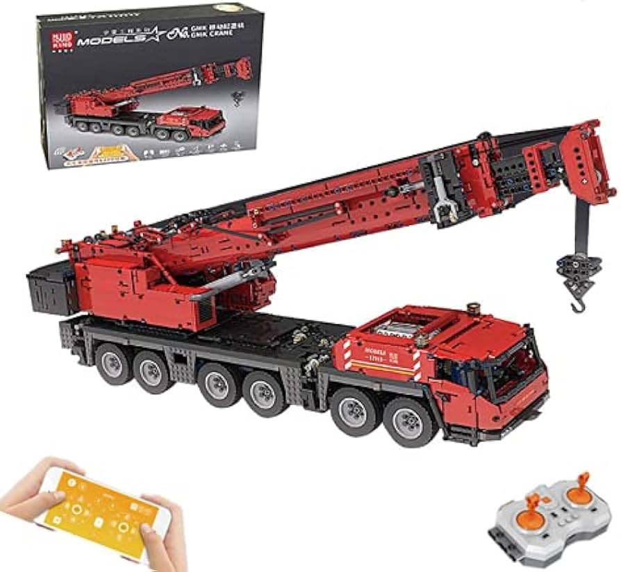 Mould King 17013 - Mobiele Kraan Rood