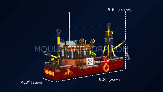 Mouldking 10135 - Vissers Boot