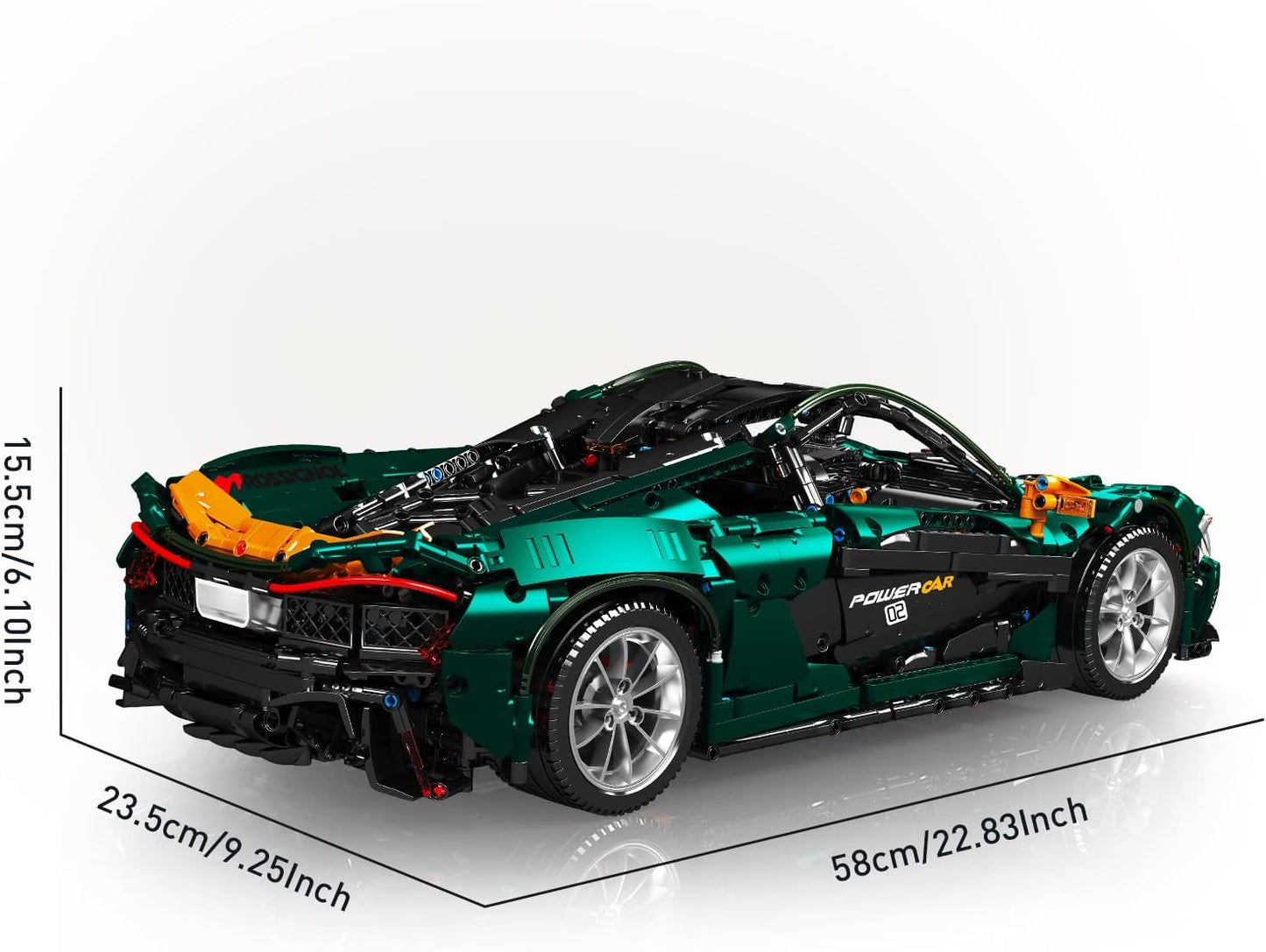 Mould King 13091 - McLaren P1 Green