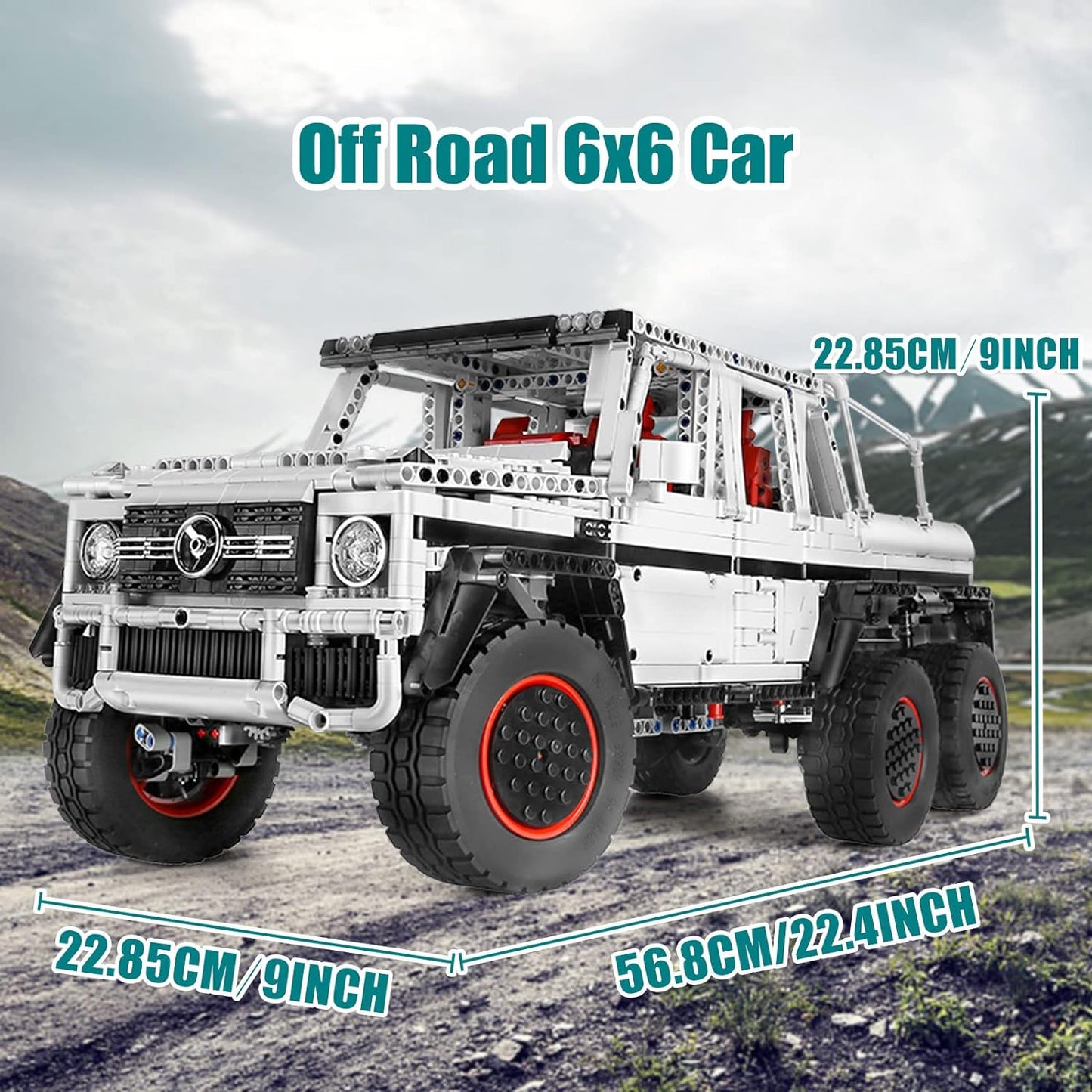 Mould King 13061 - Mercedes G Klasse 6x6