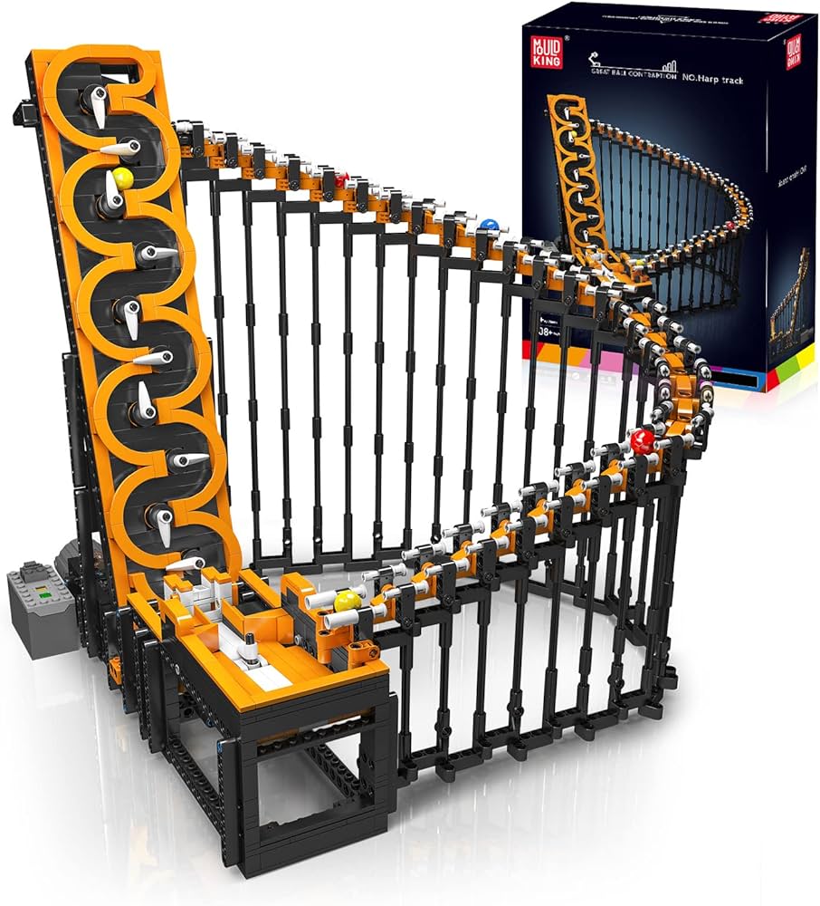 Mould King 26008 - Harp knikkerbaan