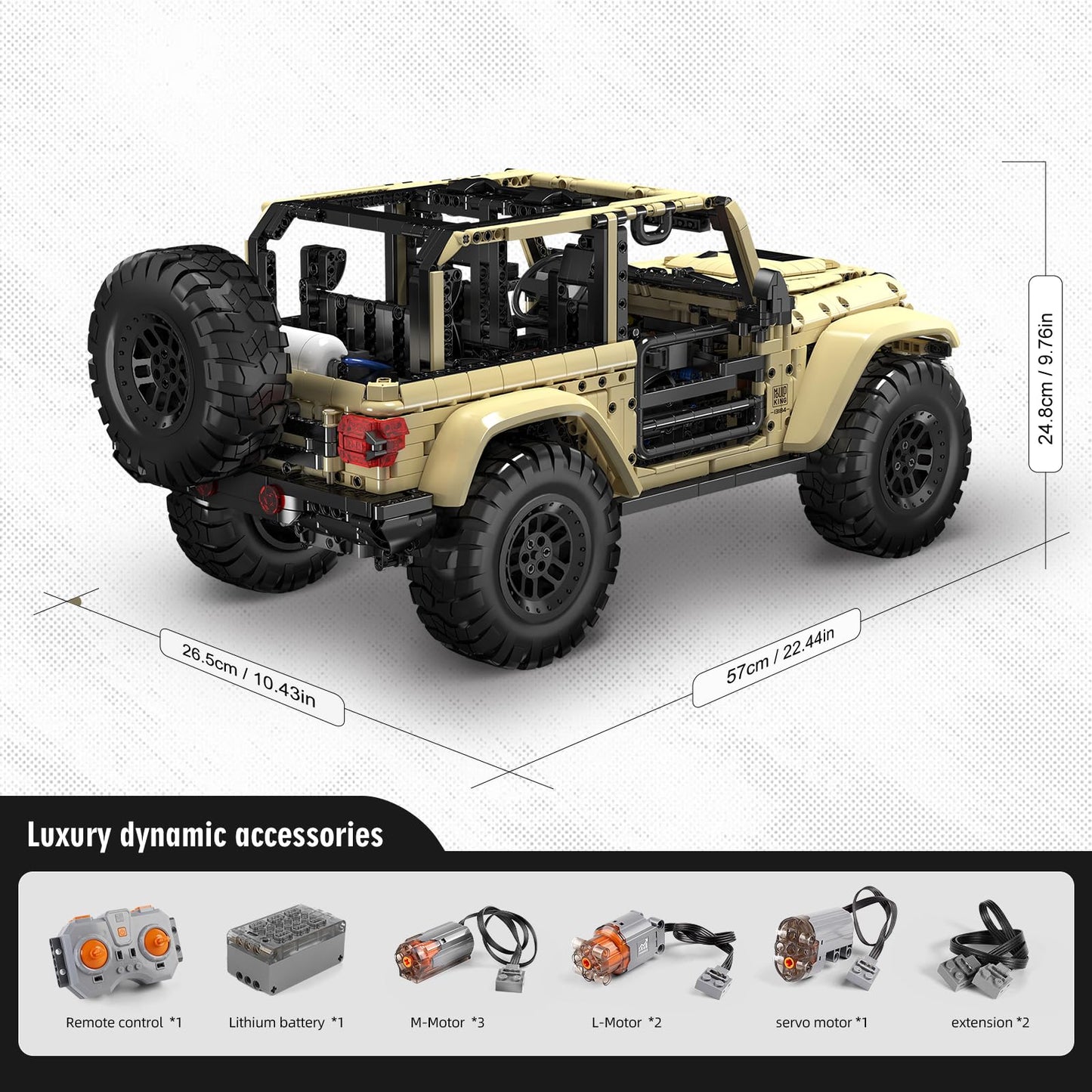 Mouldking 13184 - Jeep Wrangler