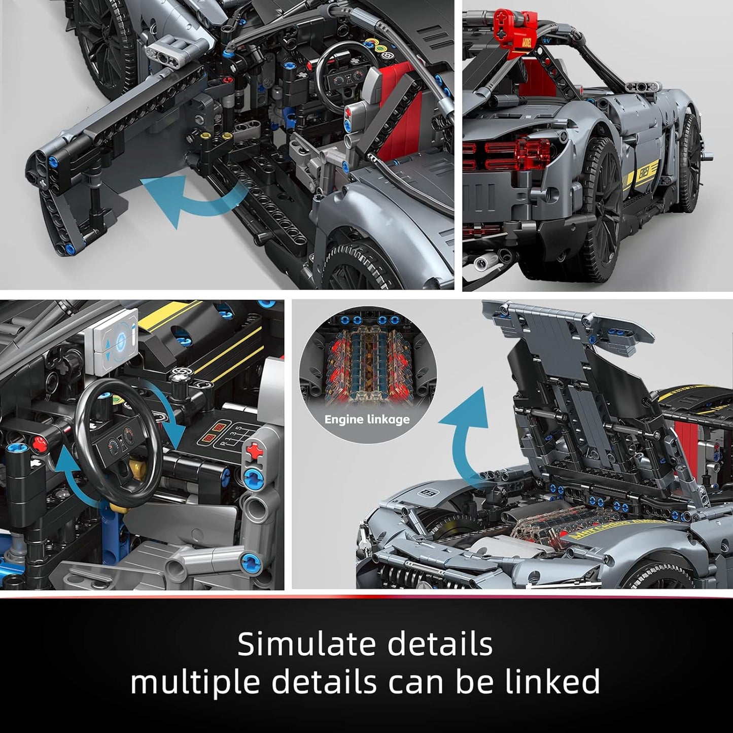Mould King 13123 - Mercedes-Benz AMG GT