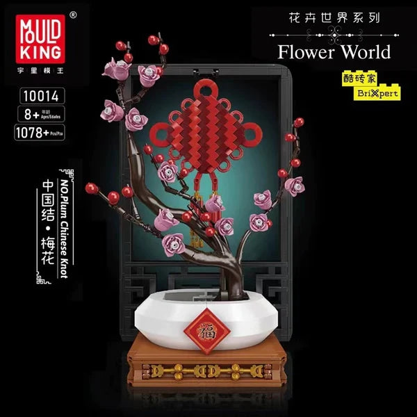 Mould King 10014 Chinese Pruimen Bonsai