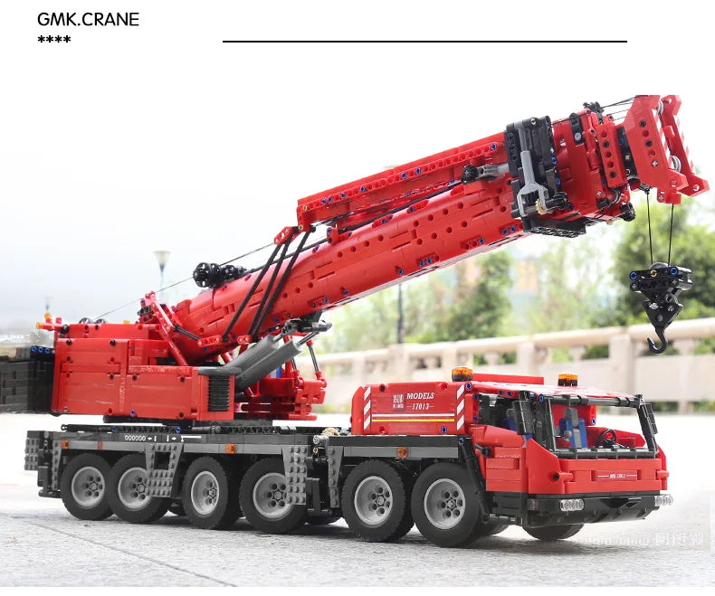 Mould King 17013 - Mobiele Kraan Rood
