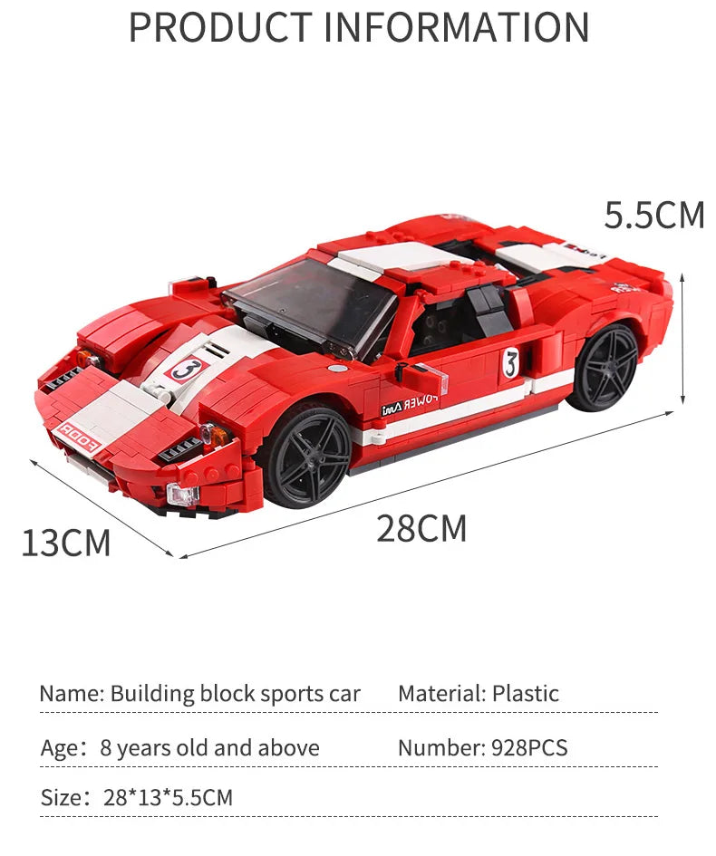 Mould King 10001 - Ford GT