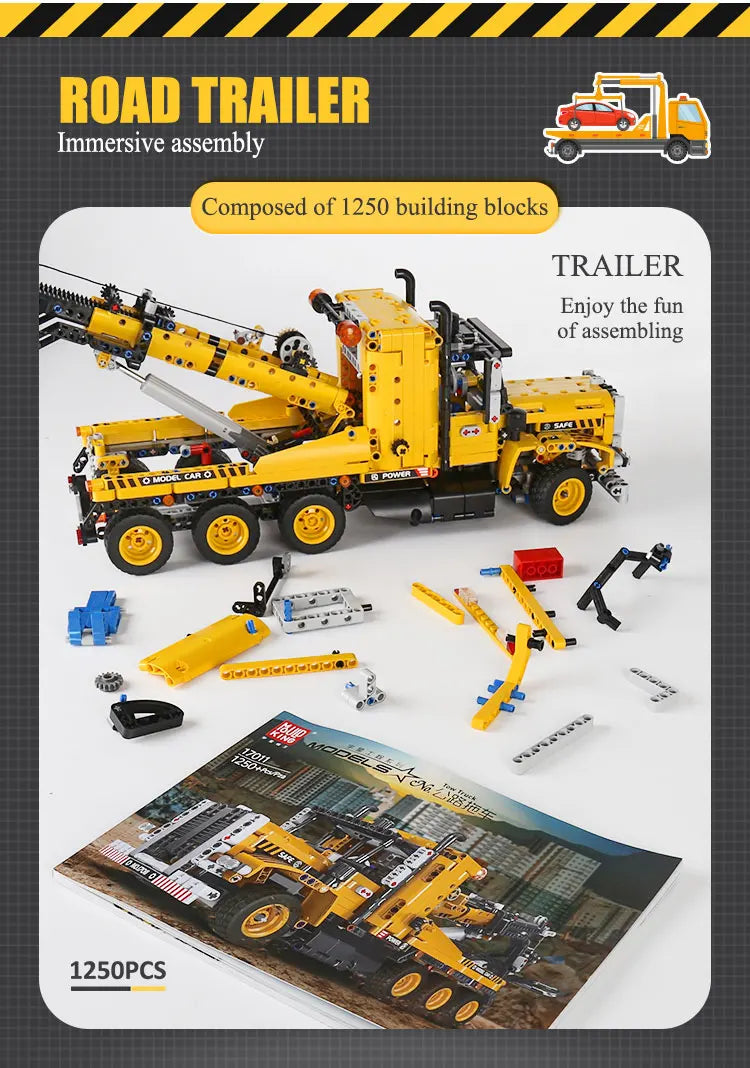 Mould King 17011 Wegenwacht Takelwagen