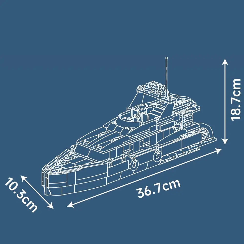 Mouldking 10218 - Yacht