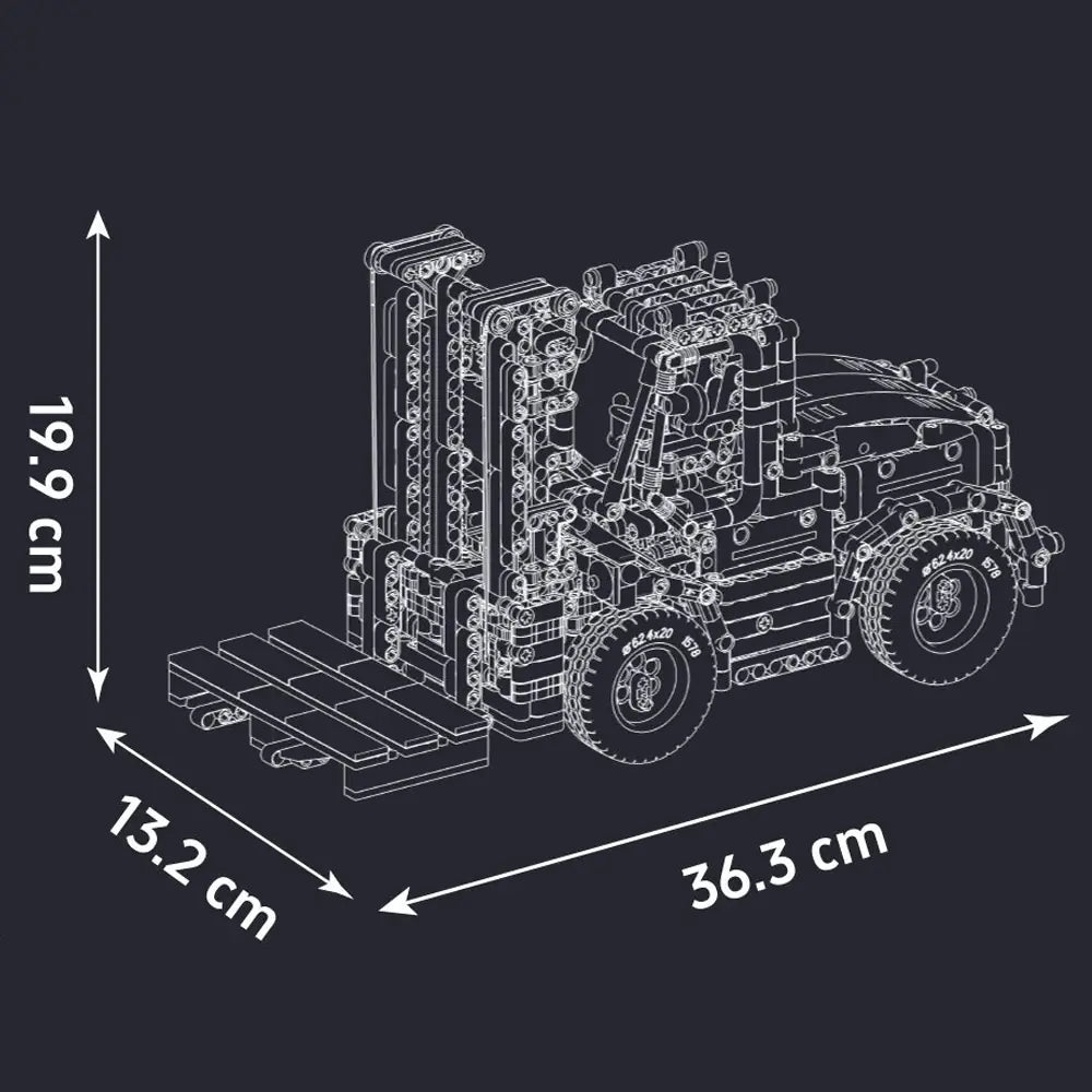 Mouldking 20050 - Leger Vorkheftruck