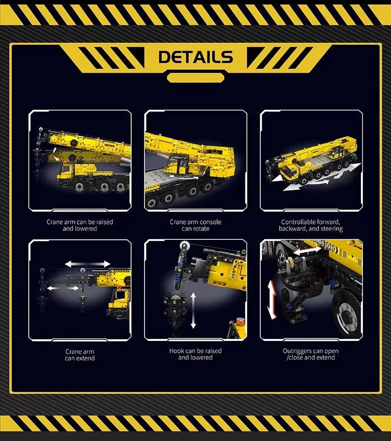 Mouldking 17073 - Liebherr Kraan 1100