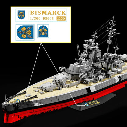 12GO 98005 - Bismarck Marineschip