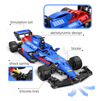 Mould King 18024B Formula 1 Blauw