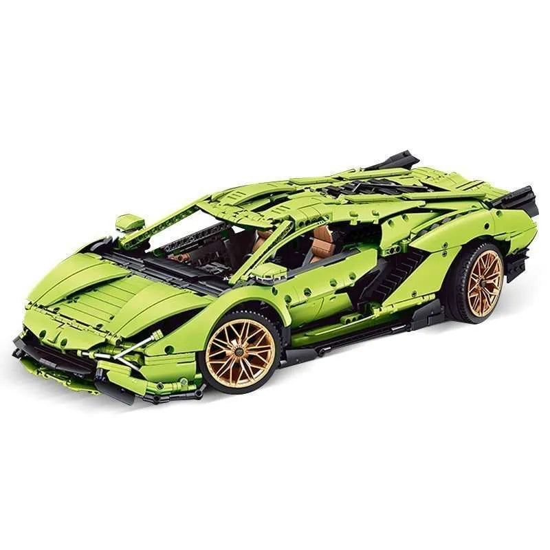 Mould King 13057S - Lamborghini Sian Groen