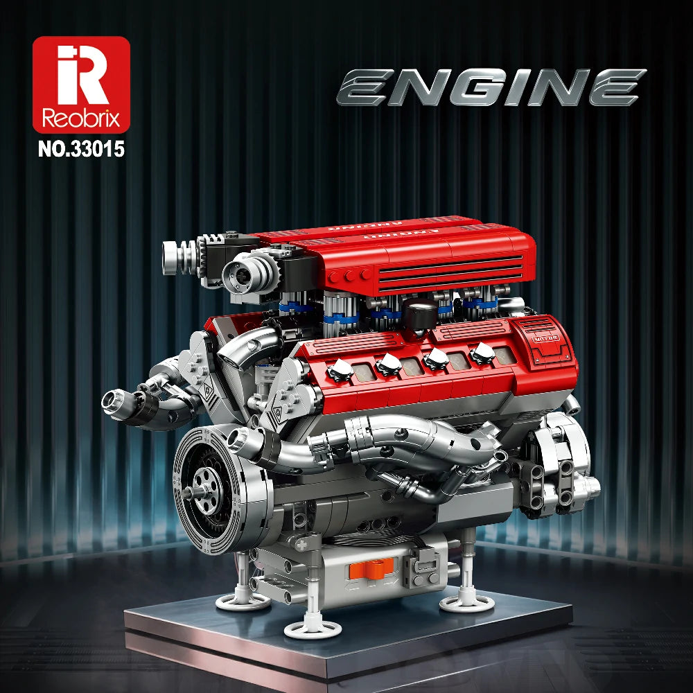 Reobrix 33015 - F1 V8 Motorblok