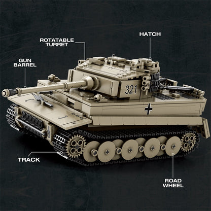 Reobrix 77031 - Tiger Tank WW2