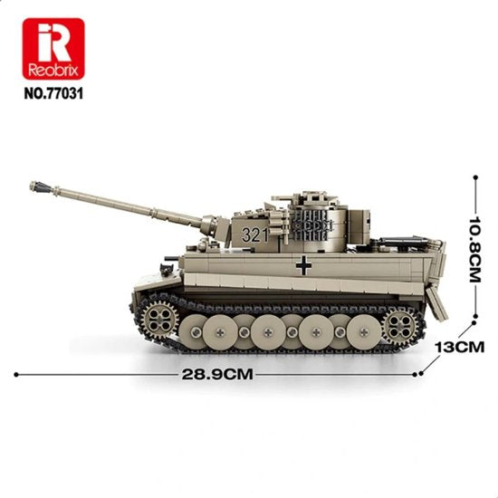Reobrix 77031 - Tiger Tank WW2
