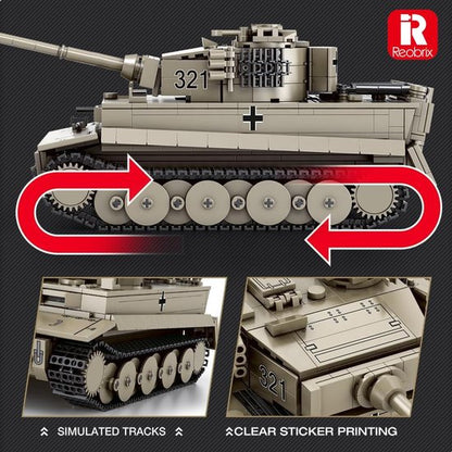 Reobrix 77031 - Tiger Tank WW2