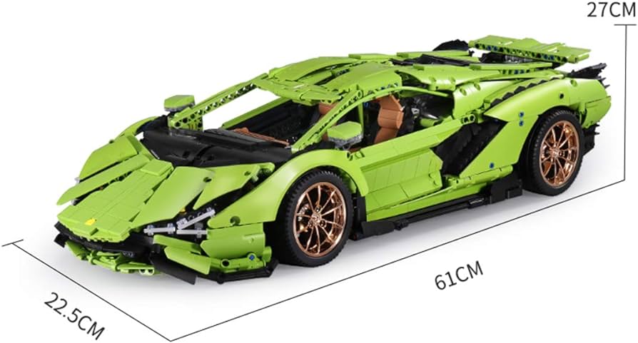 Mould King 13057S - Lamborghini Sian Groen