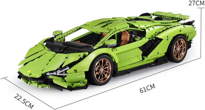 Mould King 13057S - Lamborghini Sian Groen