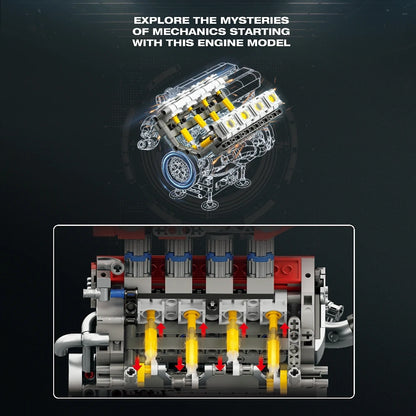 Reobrix 33015 - F1 V8 Motorblok