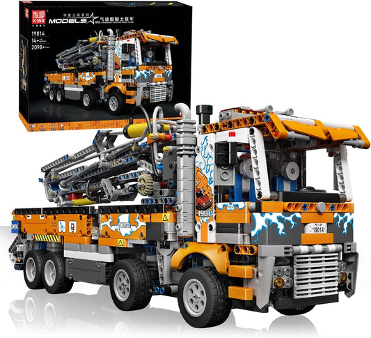Mould King 19014 Technic Betonpomp Vrachtwagen