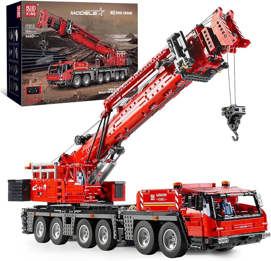 Mould King 17013 - Mobiele Kraan Rood