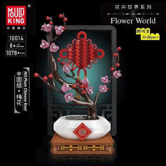 Mould King 10014 Chinese Pruimen Bonsai