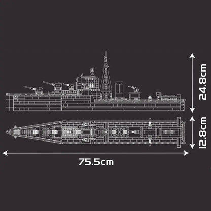 Mouldking 10133 - Marine Battle Schip