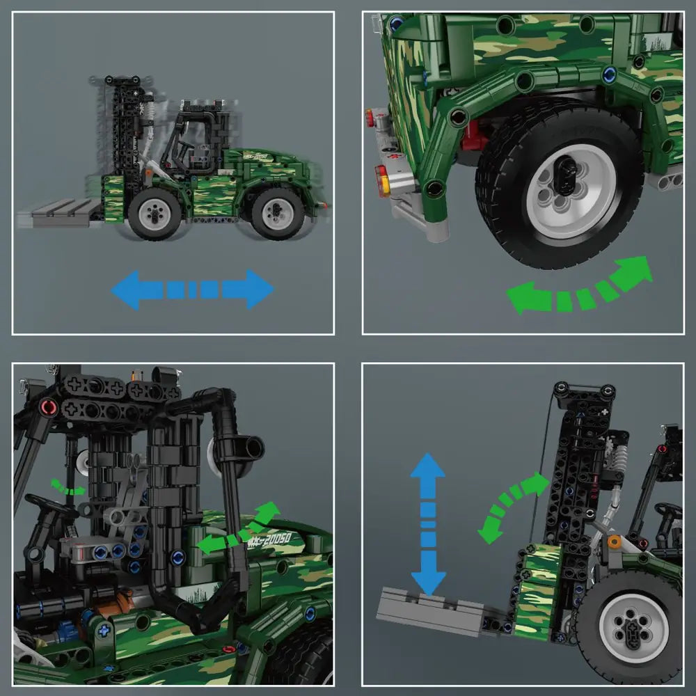 Mouldking 20050 - Leger Vorkheftruck