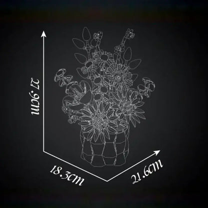 Mouldking 24107 - Madelief Boeket