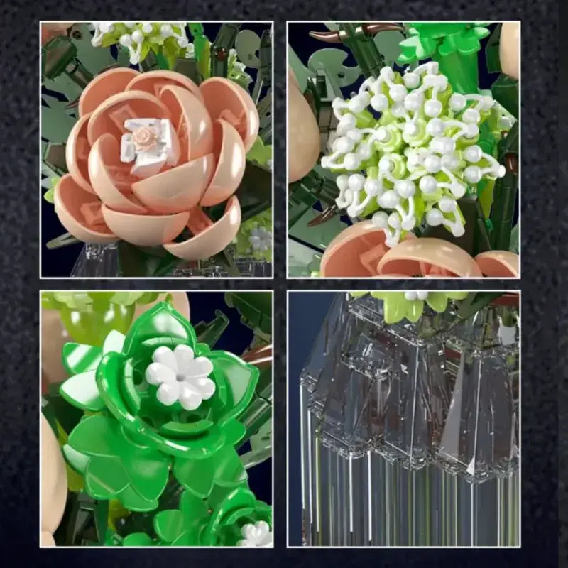 Mouldking 24109 - Rozen Boeket