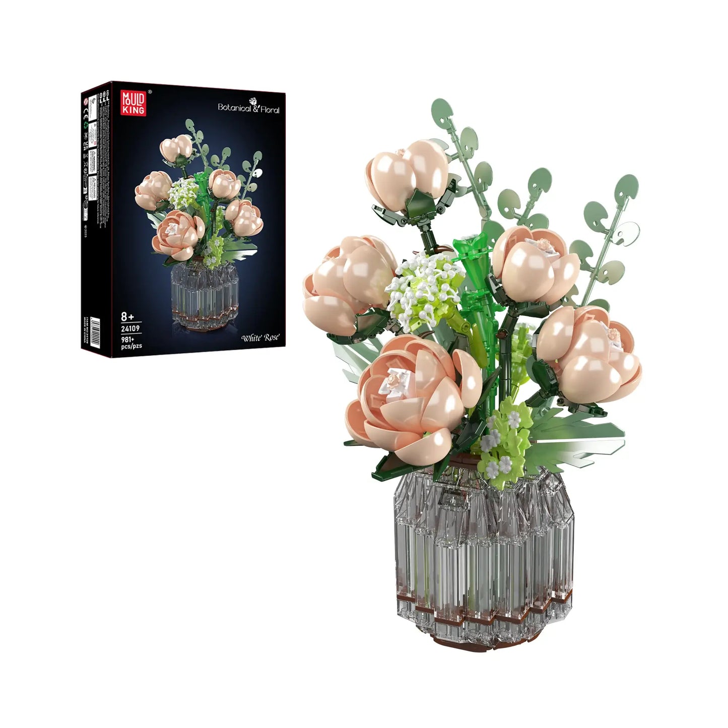 Mouldking 24109 - Rozen Boeket