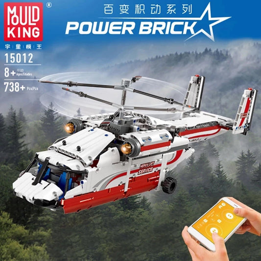 Mould King 15012 - RC Helikopter