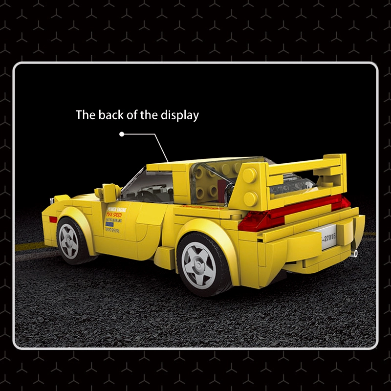 Mould King 27016 Mazda RX-7 Geel