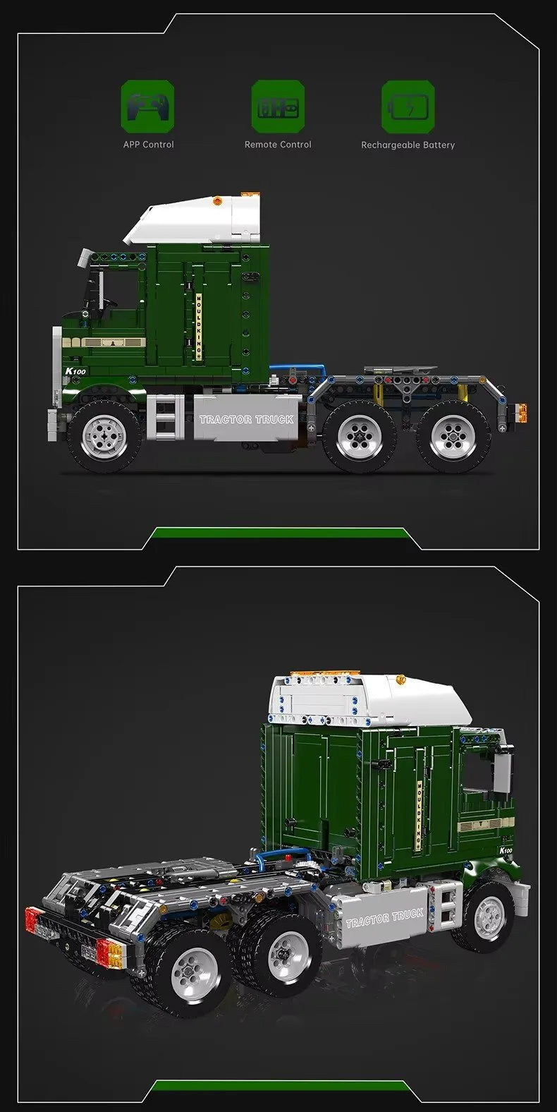 Mouldking 13202 - Amerikaanse Vrachtwagen