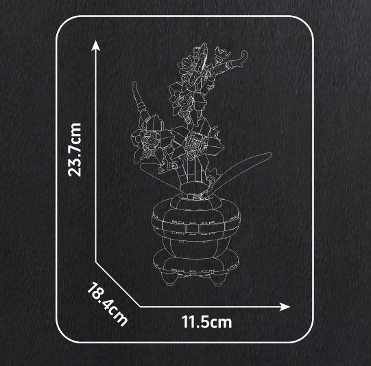 Mouldking 24119 - Kleine Orchidee