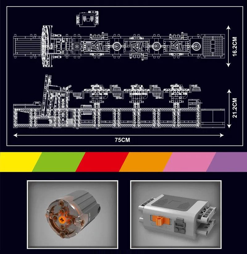 Mould King 26011 - Knikkerbaan