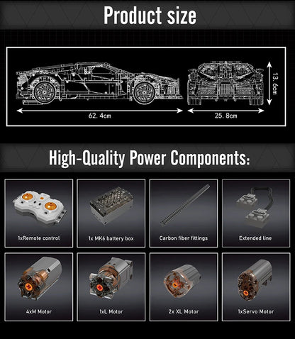 Mouldking 13163 - Bugatti RC