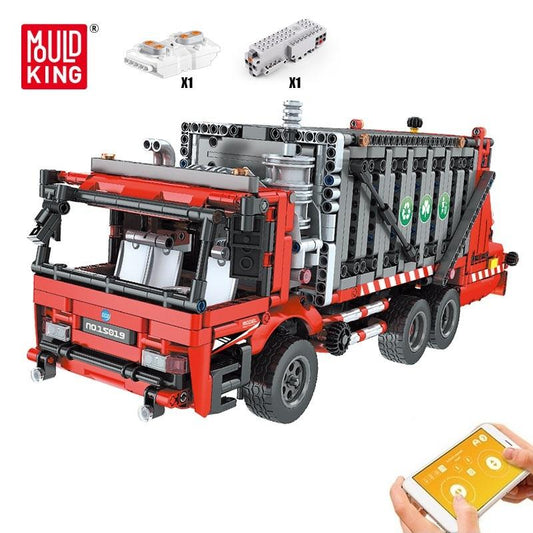 Mould King 15019 - Vuilniswagen RC
